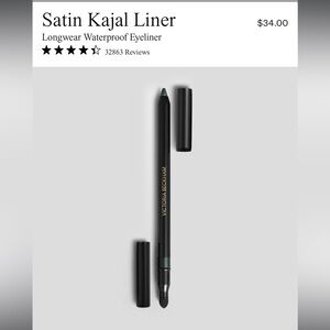 Victoria Beckham Beauty Satin Kajal Eyeliner in Olive with sharpener